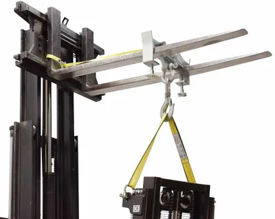 Vestil D-FORK-10-SL Steel Double Swivel Hoist Optioning Hook 5