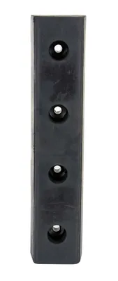 Vestil DBE-20-1 Hardened Molded Rubber Bumper 3