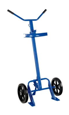 Vestil DBT-1200 Steel Barrel-Drum Truck with Rubber On Steel Wheels