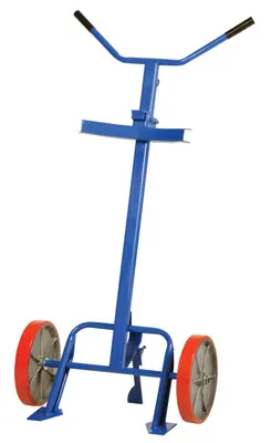 Vestil DBT-1200-P Steel Barrel - Drum Truck with Poly On Steel Wheels 2