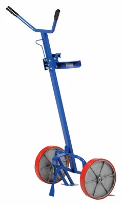 Vestil DBT-1200-P Steel Barrel - Drum Truck with Poly On Steel Wheels 4