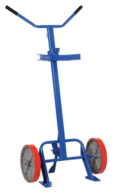 Vestil DBT-1200-P Steel Barrel-Drum Truck with Poly On Steel Wheels