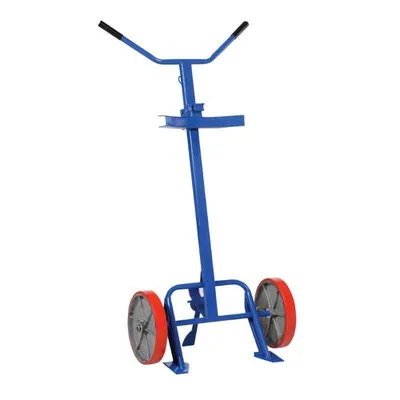 Vestil DBT-1200-P Steel BarrelDrum Truck with Poly On Steel Wheels