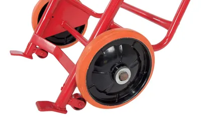 Vestil DBT-RED Steel Polyurethane Barrel-Drum Truck 5