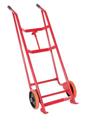 Vestil DBT-RED Steel Polyurethane Barrel-Drum Truck
