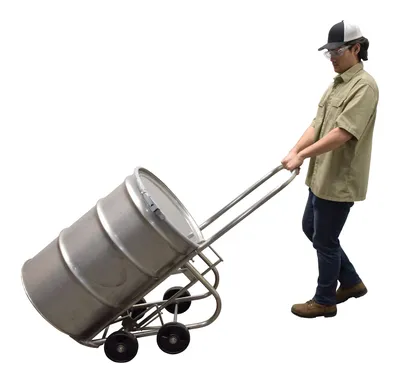 Vestil DBT-SS Stainless Steel Drum Truck 7