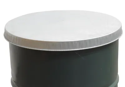 Vestil DC-235-15PKG Galvanized Steel Closed Head Drum Cover 3