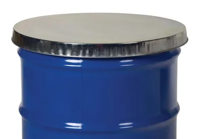Vestil DC-245 Galvanized Open Head Drum Cover 4