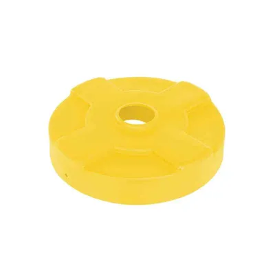 Vestil DC-P-30-CAN-YL Low-Density Polyethylene Drum Recycling Lid