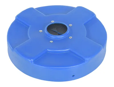 Vestil DC-P-30-CANF-BU Low-Density Polyethylene Drum Recycling Lid