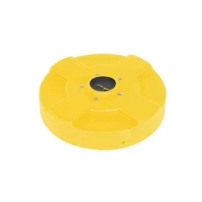 Vestil DC-P-30-CANF-YL Low-Density Polyethylene Drum Recycling Lid