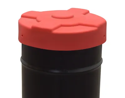 Vestil DC-P-30-RD drum lid shown from an alternate angle
