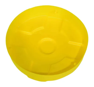 Vestil DC-P-30-YL drum lid shown from an alternate angle