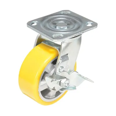 Vestil CST-PY-5X2PUA-SWB Polyurethane Swivel With Brake Caster