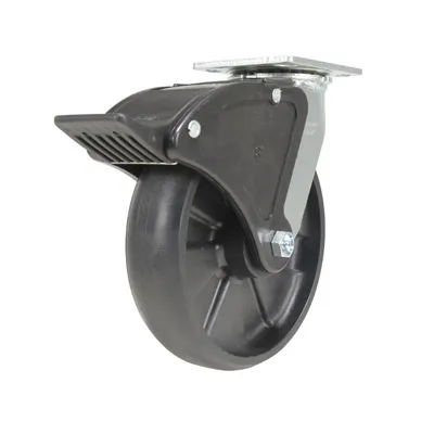 Vestil CST-VE-8X2GFN-SWTB Glass Filled Nylon Swivel With Total Brake Caster