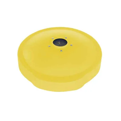 Vestil DC-P-55-CANF-UF-YL Polyethylene Drum Recycling Lid Universal