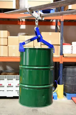 Vestil DCL-1000 drum handling equipment shown from an alternate angle