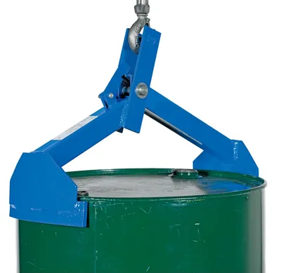 Vestil DCL-1000 drum handling equipment shown from an alternate angle
