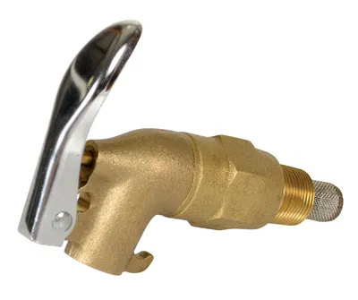 Vestil DFT-RIGID Brass Non Manual Drum Faucet with Lockable Handle 2