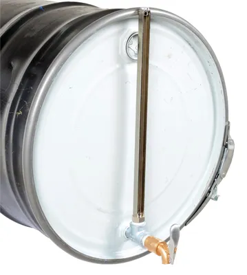 Vestil DGLI-4 Steel Horizontal Drum Gauge Level Indicator Fits 4