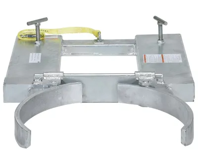 Vestil DGS-55-D-G Galvanized Steel Deluxe Single Drum Gripper 3