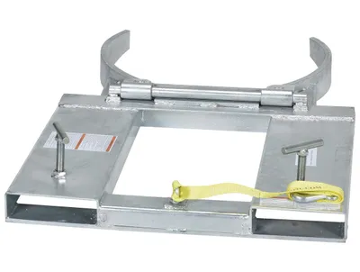 Vestil DGS-55-D-G Galvanized Steel Deluxe Single Drum Gripper 4