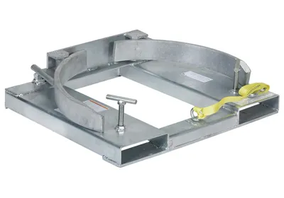 Vestil DGS-55-D-G Galvanized Steel Deluxe Single Drum Gripper 5