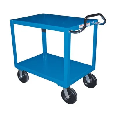 Vestil DH-PH4-3460 Heavy Duty Ergo Handle Cart with GFN Casters