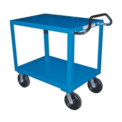 Vestil DH-PH4-3460 Heavy Duty Ergo Handle Cart with GFN Casters