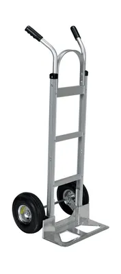 Vestil DHHT-500A-ANP Aluminum Dual Handle Hand Truck with Aluminum Plate