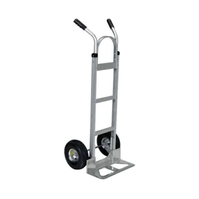 Vestil DHHT-500A-ANP Aluminum Dual Handle Hand Truck with Aluminum Plate