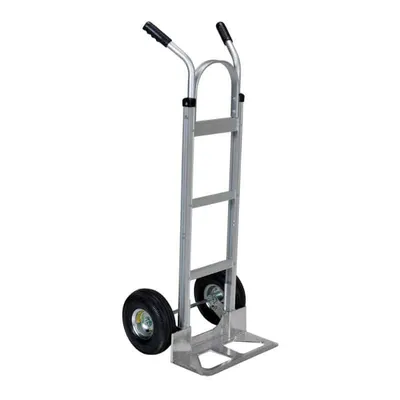 Vestil DHHT-500A-ANP Aluminum Dual Handle Hand Truck with Aluminum Plate