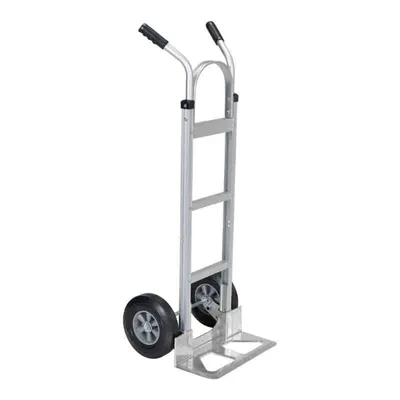 Vestil DHHT-500A-HR Aluminum Dual Handle Hand Truck with Hard Rubber Wheels