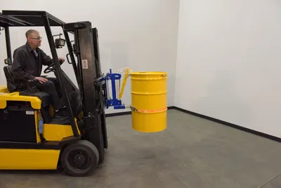 Vestil DLH-CL2-1 drum handling equipment shown from an alternate angle