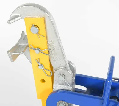 Vestil DLH-CL2-1 drum handling equipment shown from an alternate angle