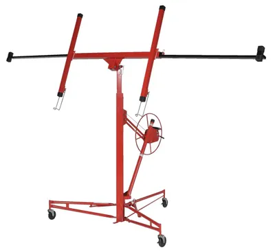 Vestil DPH-X-11 hoists and crane shown from an alternate angle