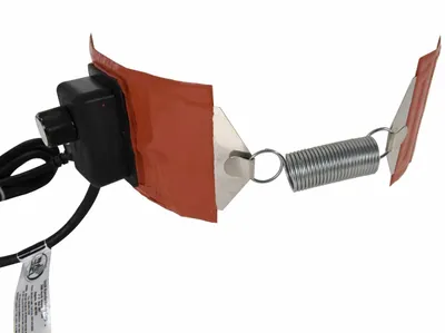 Vestil DRH-P-5 drum heater shown from an alternate angle