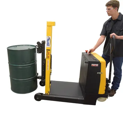 Vestil DRLT-CB-54-MDPL Steel Counter Balanced Drum Stacker 5