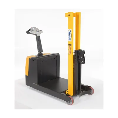 Vestil DRLT-CB-54-PDPL Steel Powered Drive Powered Lift Counter Balanced Drum Stacker