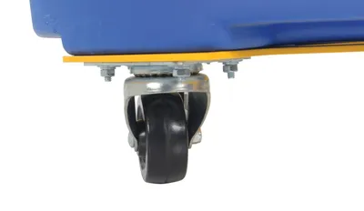 Vestil DRUM-DP-HD-55-BU Polyethylene Heavy Duty Drum Dolly