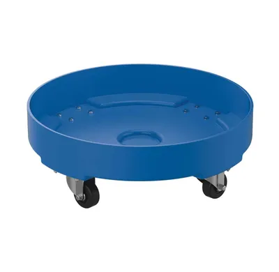 Vestil DRUM-DP-LD-30-BU Polyethylene Light Duty Drum Dolly
