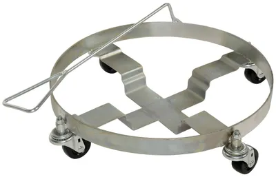 Vestil DRUM-DRH-HR Steel Mobile Drum Dolly with Handle