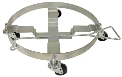 Vestil DRUM-DRH-HR Steel Mobile Drum Dolly with Handle
