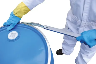 Vestil DRUM-PLB shown from an alternate angle