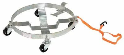 Vestil DRUM-QUAD-C-TLT Steel Multipurpose Tilting Drum Dolly