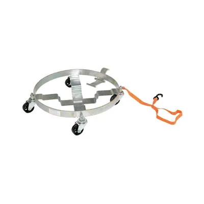 Vestil DRUM-QUAD-C-TLT Steel Multipurpose Tilting Drum Dolly
