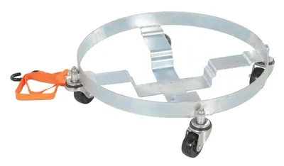 Vestil DRUM-QUAD-H Steel Multipurpose Drum Dolly