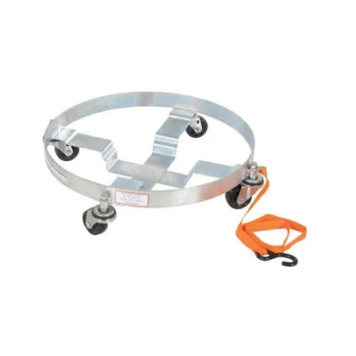Vestil DRUM-QUAD-H Steel Multipurpose Drum Dolly