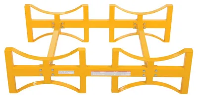 Vestil DRUM-RACK-2 shown from an alternate angle