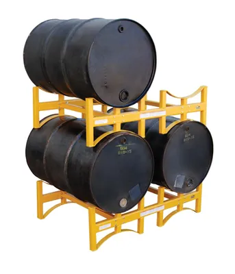 Vestil DRUM-RACK-2 shown from an alternate angle